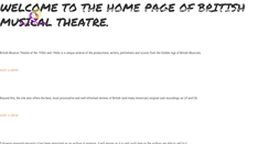 Desktop Screenshot of musical-theatre.net
